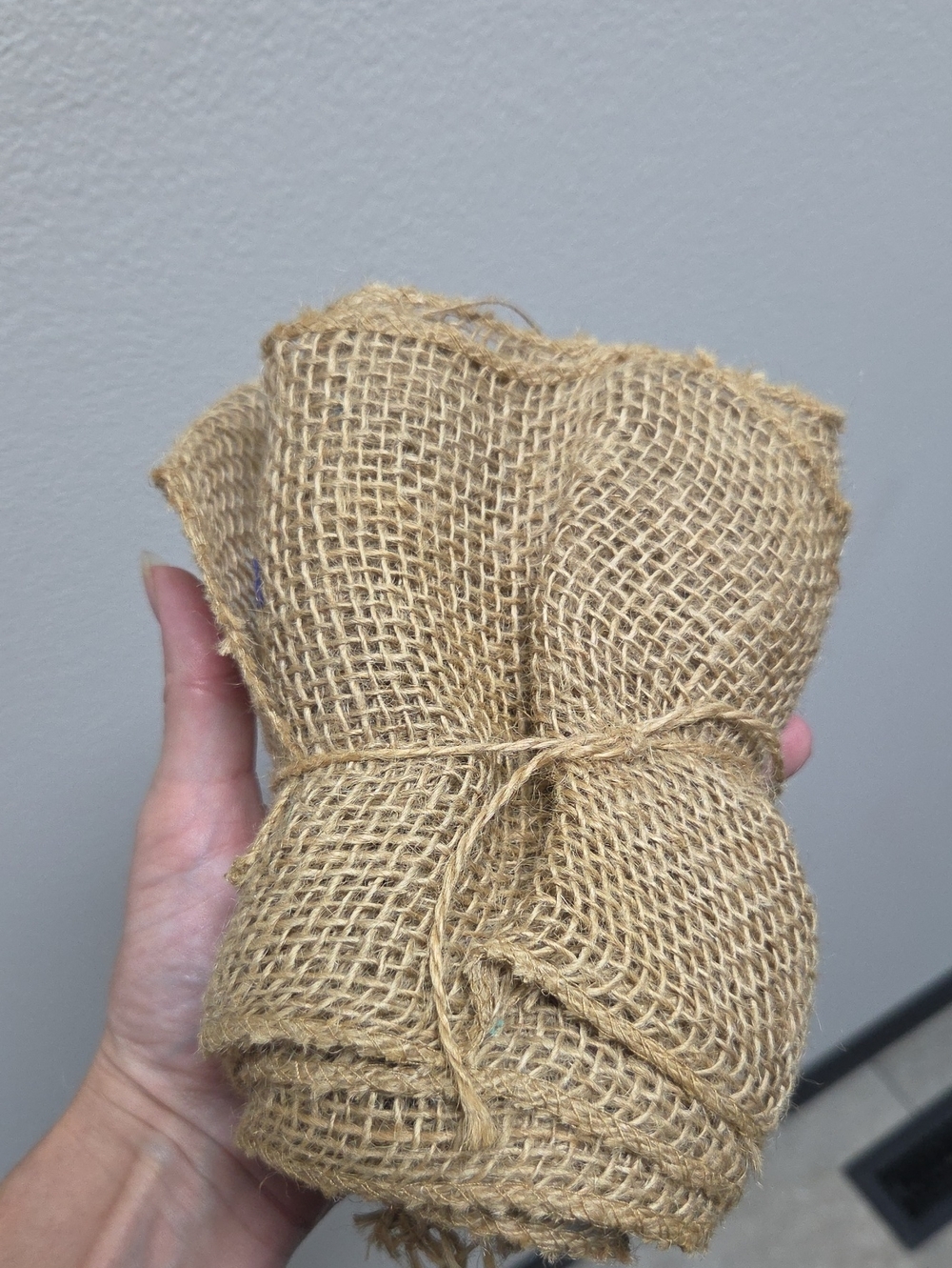 Natural Burlap Jute Wrap - Tan Home & Bath Accent